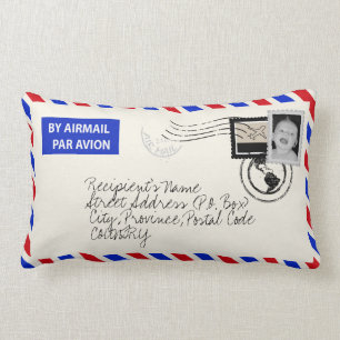 Rectangle Coussin d'enveloppes Airmail de téléchargement d