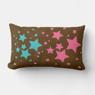 Rectangle Coussin des étoiles colorées