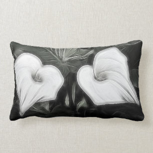 Rectangle Coussin - deux zantedeschias