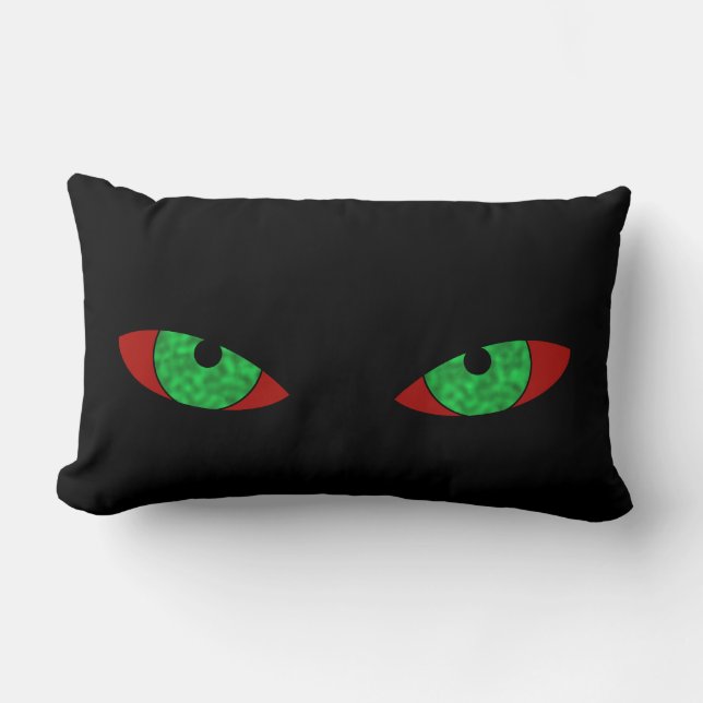 Rectangle Coussin d'Halloween Vampire Eyes (Recto)
