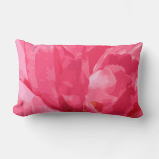 Rectangle Coussin d'impression Abstrait rose