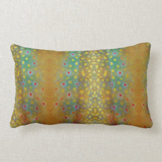Rectangle Coussin d'impression motif de truite Brook