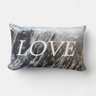 Rectangle coussin d'inspiration de chute d'eau