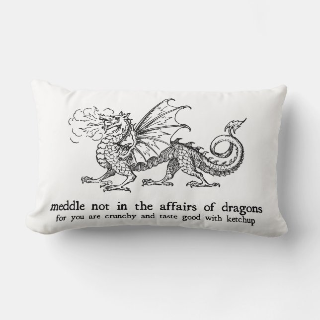 Rectangle Coussin Dragon Lumbar (Recto)