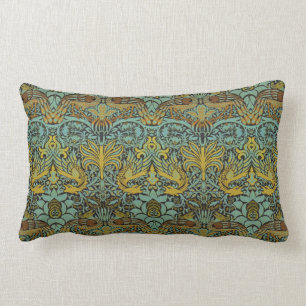 Rectangle Coussin du dragon de William Morris