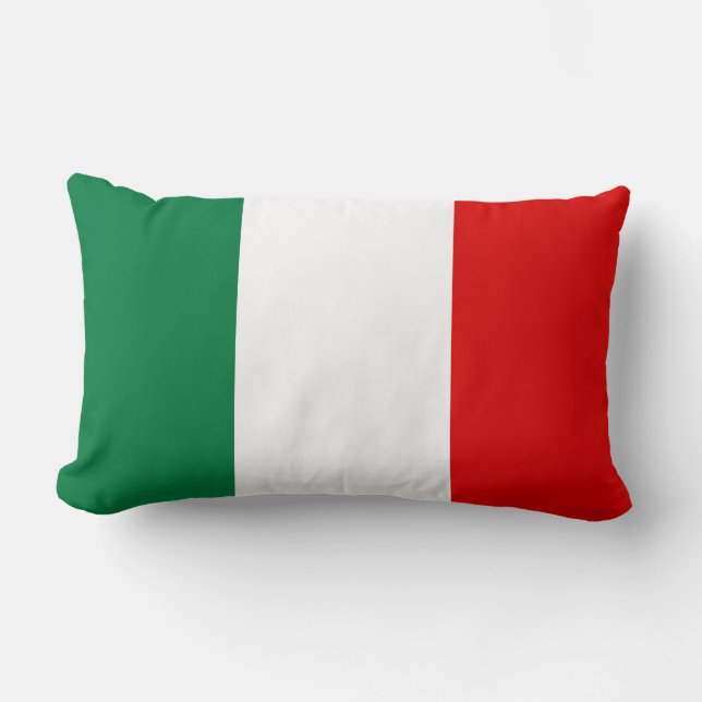 Rectangle coussin du drapeau italien (Recto)
