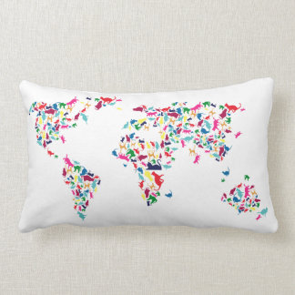 Rectangle coussin du monde de chats