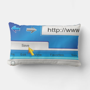 Rectangle Coussin du navigateur de pages Web