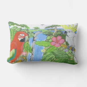 Rectangle Coussin du paradis tropical