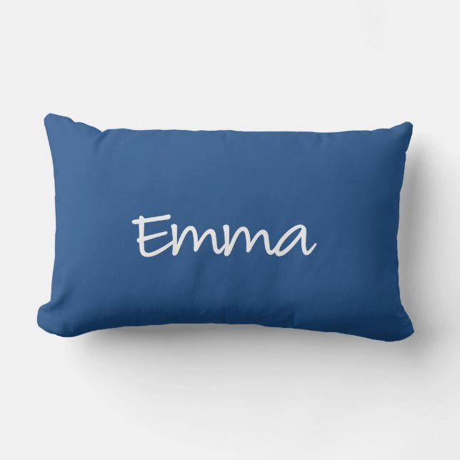 Rectangle Coussin Emma - Script moderne (Recto)