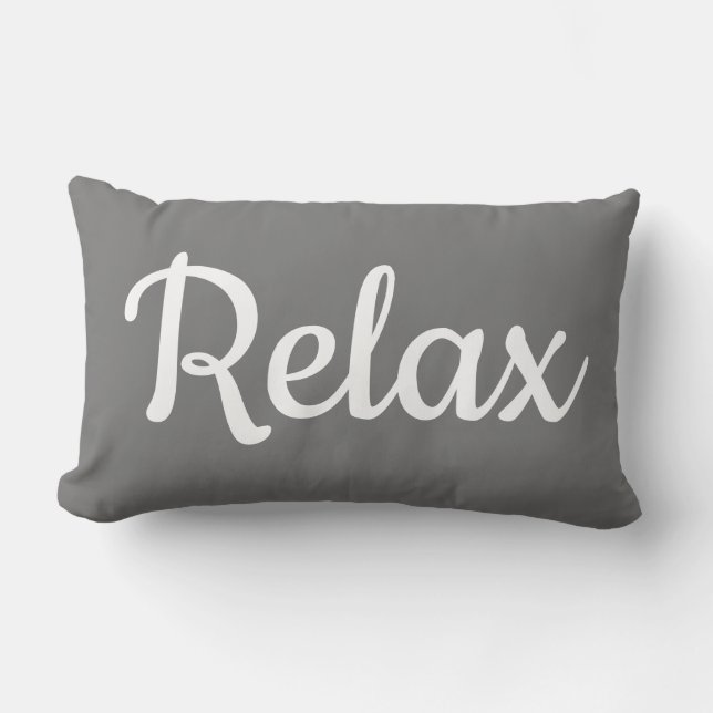 Rectangle Coussin en bois - Relax (Recto)