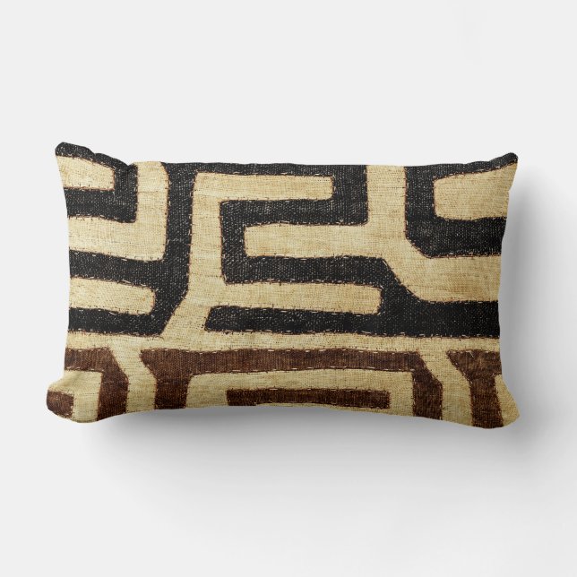 Rectangle Coussin en tissu Kuba, 8/18 Lumbar Lighter (Recto)