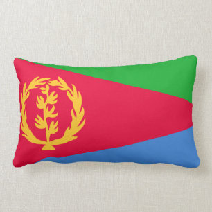 Rectangle Coussin érythréen de drapeau
