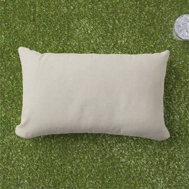 Rectangle Coussin extérieur en faux bourrelet d'ivoire rusti (Herbe)