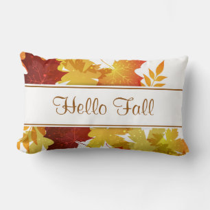 Rectangle Coussin Feuilles d'automne