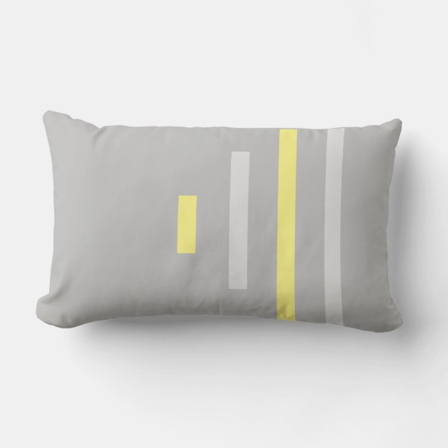 Rectangle coussin gris-jaune (Recto)