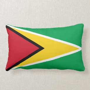 Rectangle Coussin guyanais de drapeau