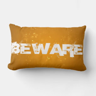 Rectangle Coussin Halloween Beware Lumbar