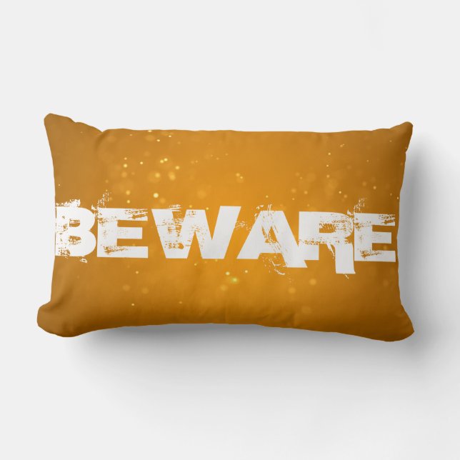 Rectangle Coussin Halloween Beware Lumbar (Recto)