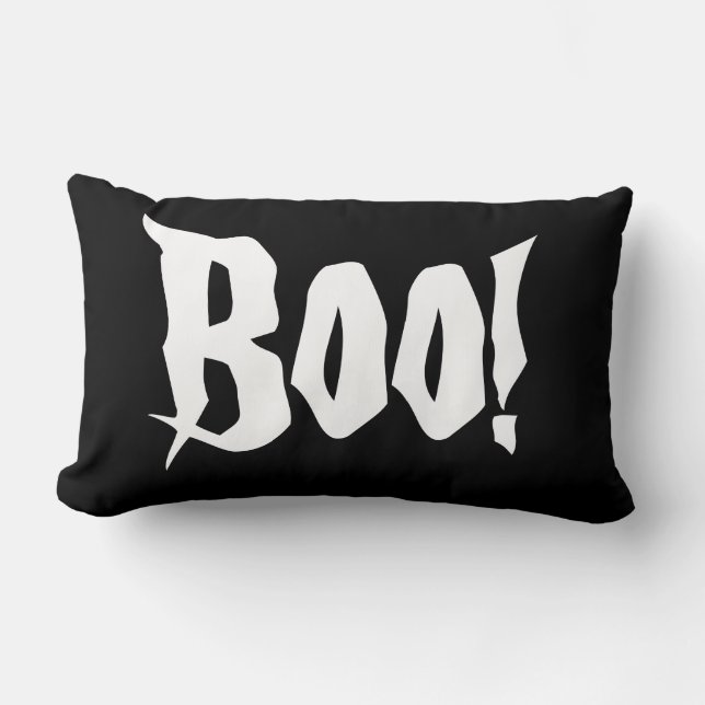Rectangle Coussin Halloween Boo (Recto)