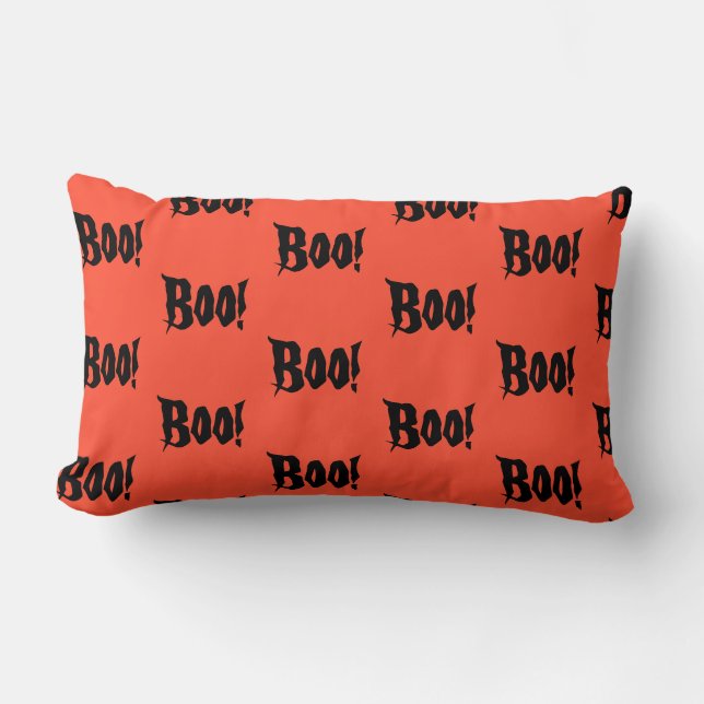 Rectangle Coussin Halloween Boo (Recto)