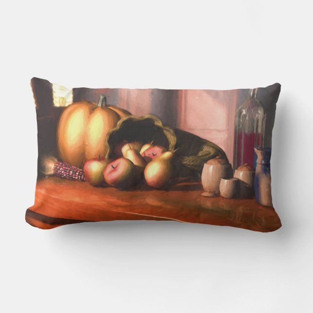 Rectangle Coussin Harvest Still Life Lumbar (Recto)