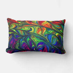 Rectangle Coussin Holi Design