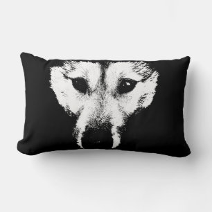 Rectangle Coussin Husky Loup Chien Husky Cadeaux Malamute