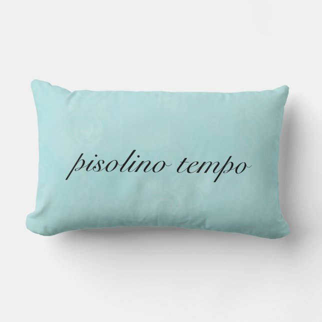 Rectangle Coussin italien d'Aqua "de temps de petit somme" (Recto)