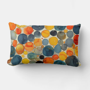 Rectangle COUSSIN JETÉ AUX CERcles COLORÉS