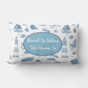Rectangle Coussin Jeté - Thème de la Plage