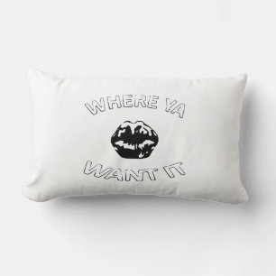 Rectangle Coussin Kiss Lumbar