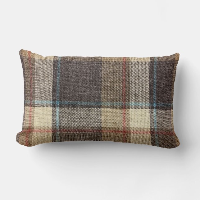 Rectangle Coussin Lame Brown Lame (Recto)