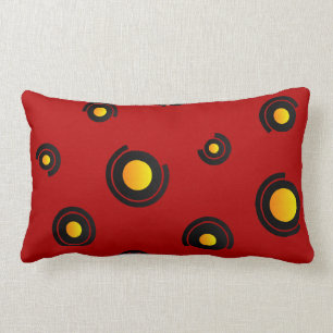 Rectangle Coussin lombaire - 13" X.21" - rouge de "Sphéris"