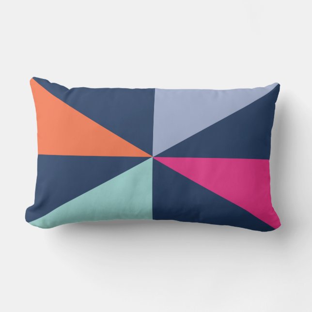 Rectangle Coussin lombaire avec la graphique-marine (Recto)