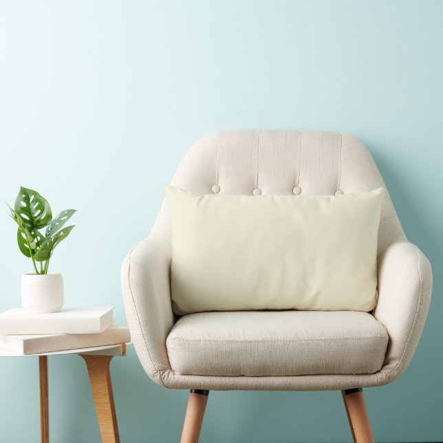 Rectangle Coussin Lombaire Beige (Chaise)
