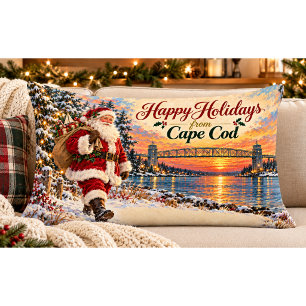 Rectangle Coussin Lombaire Canal du Cap Cod & Pont de Bourne
