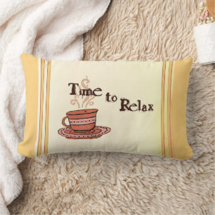 Rectangle Coussin Lombaire "Chocolate Bar" Time to Relax