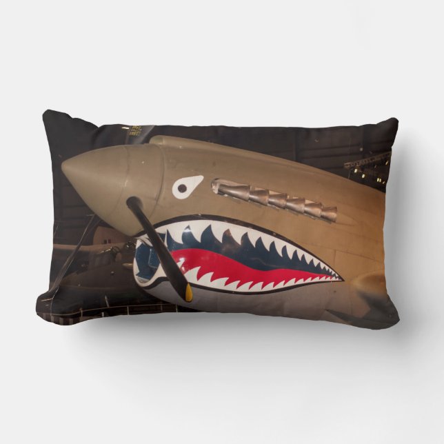 Rectangle Coussin lombaire d'avion de combat de P-40 Warhawk (Recto)