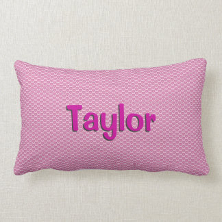 Rectangle Coussin lombaire de coeurs roses