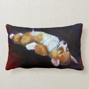 Rectangle Coussin lombaire de corgi de Gallois de Pembroke
