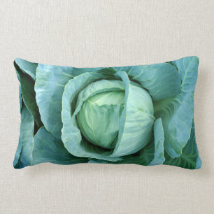 Rectangle Coussin lombaire de jet avec l'image de chou