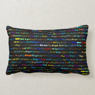 Rectangle Coussin lombaire de la conception I des textes de