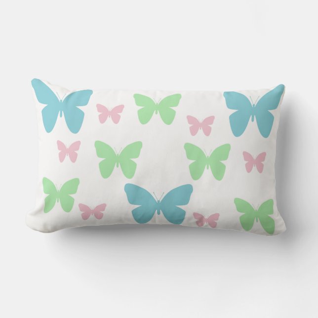 Rectangle coussin lombaire de papillon (Recto)