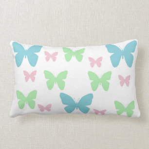 Rectangle coussin lombaire de papillon