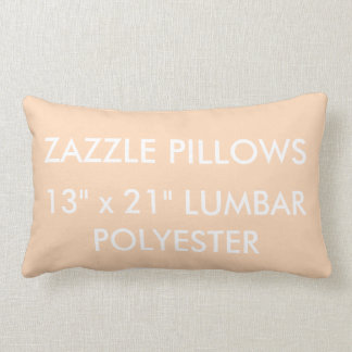 Rectangle Coussin lombaire de polyester fait sur commande de