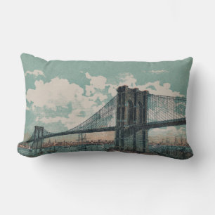 Rectangle Coussin lombaire de pont de Brooklyn