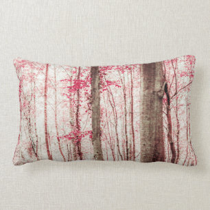 Rectangle Coussin lombaire de rose et de brun