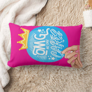 Rectangle coussin lombaire de style motif et glam
