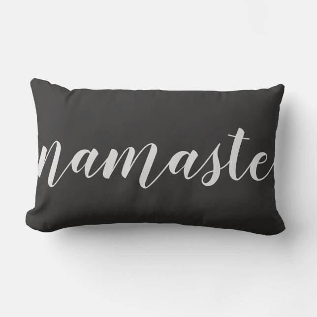 Rectangle Coussin lombaire décoratif avec citation de callig (Recto)